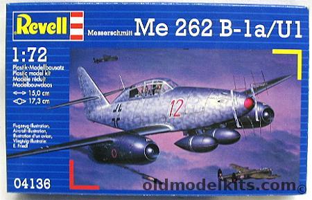 Revell 1/72 Messerschmitt Me-262A-1a / U1 - (Me262), 04136 plastic model kit